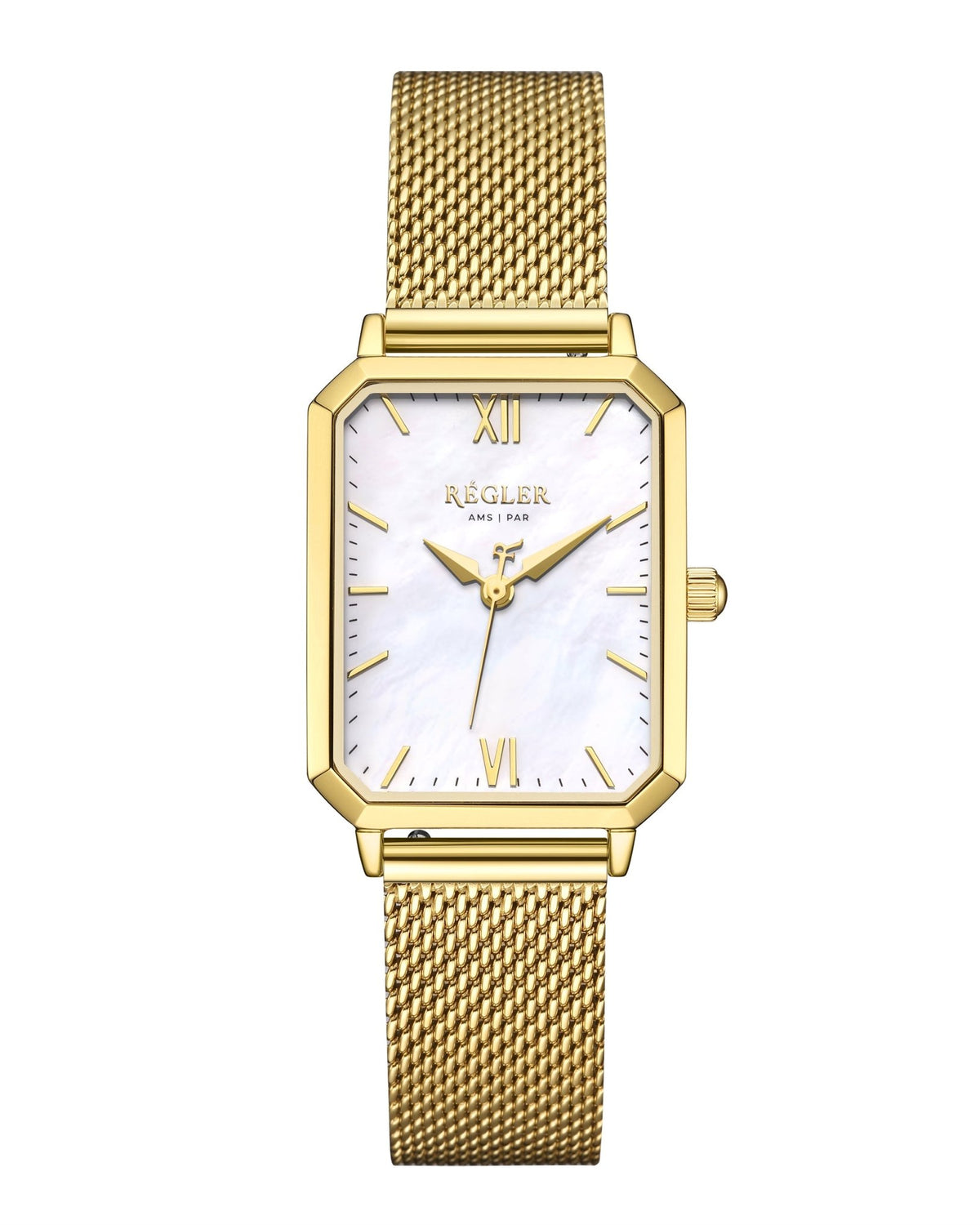 Élégance Pearl Edition Gold Mesh - Pearl White - RéglerRW2211130J