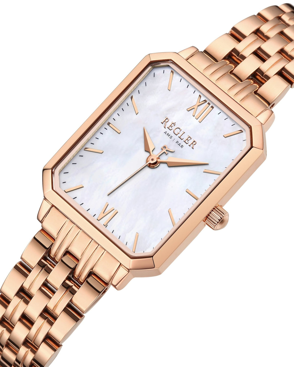 Élégance Rose Gold - Pearl White - RéglerRW2113430J