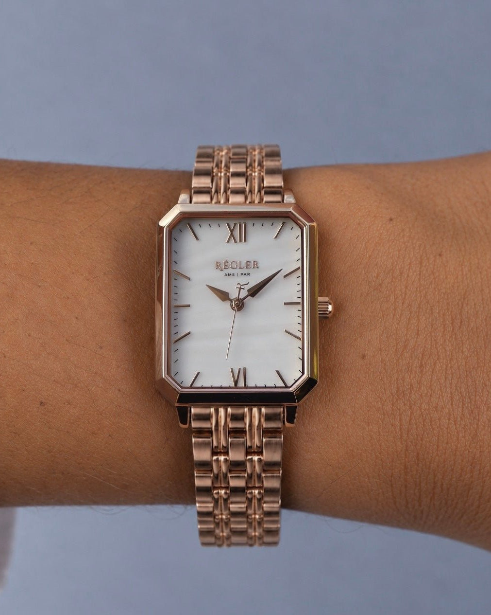 Élégance Rose Gold - Pearl White - RéglerRW2113430J