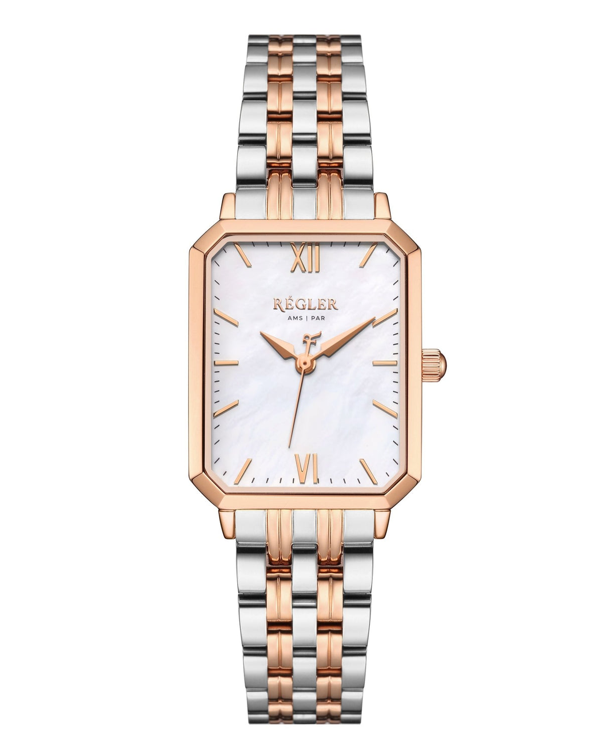 Élégance Rose Gold & Silver - Pearl White - RéglerRW2115430J