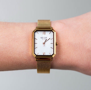 Régler Élégance Mesh Rose Gold - Pearl - RéglerRW2213430J