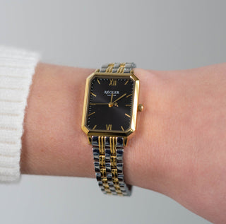 Régler Élégance Steel Bi - Colour Silver\Gold - Black - RéglerRW2124130J