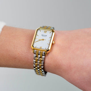 Régler Élégance Steel Bi - Colour Silver\Gold - Pearl - RéglerRW2114130J