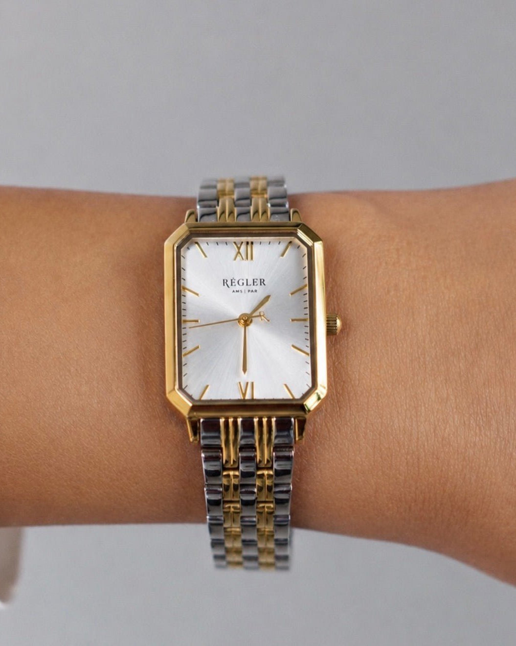 Régler Élégance Steel Bi-Colour Silver/Gold - Silver - RéglerRW2134130J