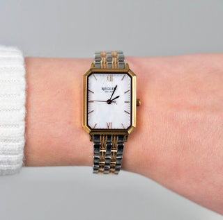 Régler Élégance Steel Bi - Colour Silver\Rose Gold - Pearl - RéglerRW2115430J