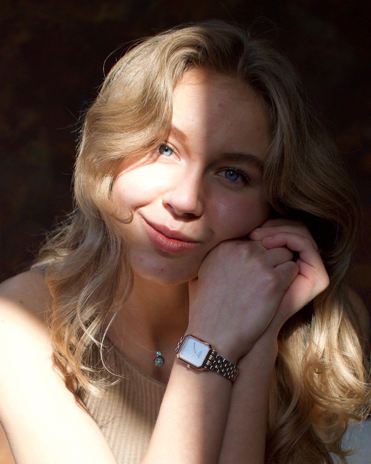 Régler Élégance Steel Bi - Colour Silver\Rose Gold - Pearl - RéglerRW2115430J