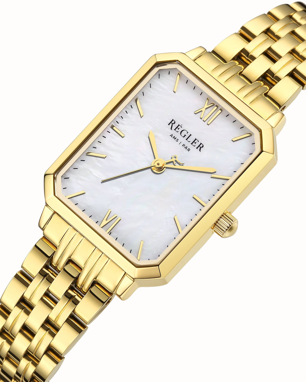 Régler Élégance Steel Gold - Pearl - RéglerRW2111130J