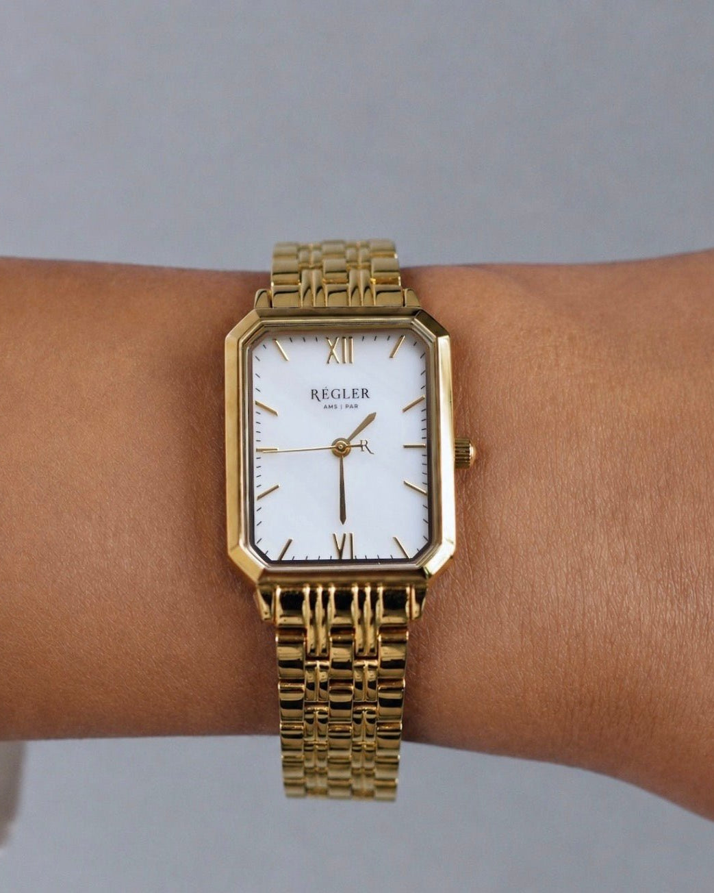 Régler Élégance Steel Gold - Pearl - RéglerRW2111130J