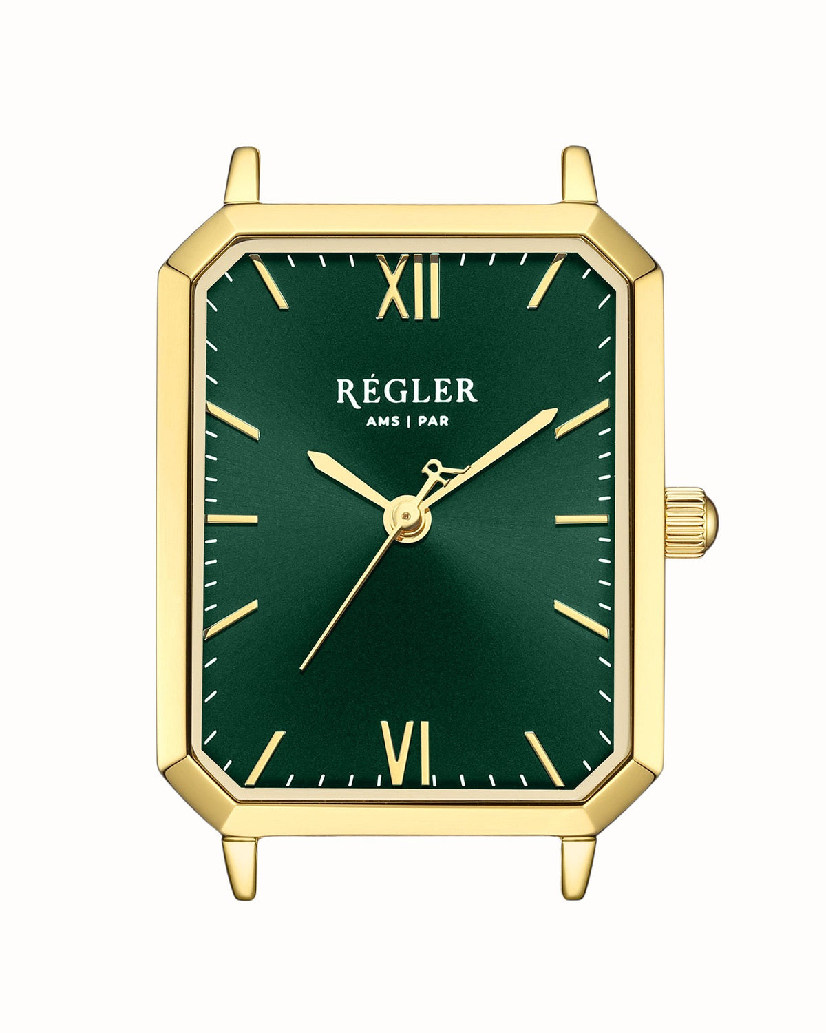 Régler Élégance Watch Case Gold - Green - RéglerRW241130J