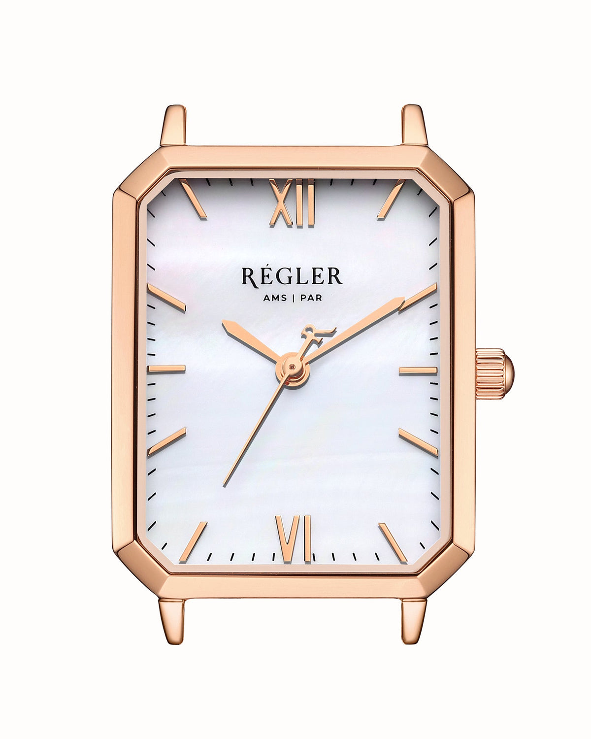 Régler Élégance Watch Case Rose Gold - Pearl - RéglerRW213430J