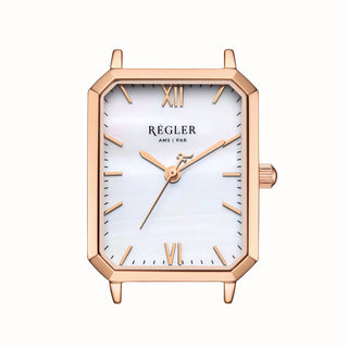Régler Élégance Watch Case Rose Gold - Pearl - RéglerRW213430J