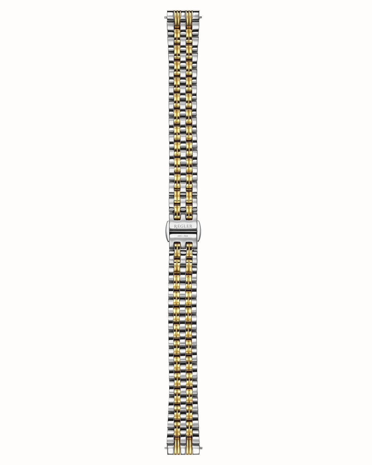 Régler Élégance Watch Strap Steel Bi-Colour Silver\Gold - RéglerRW30312