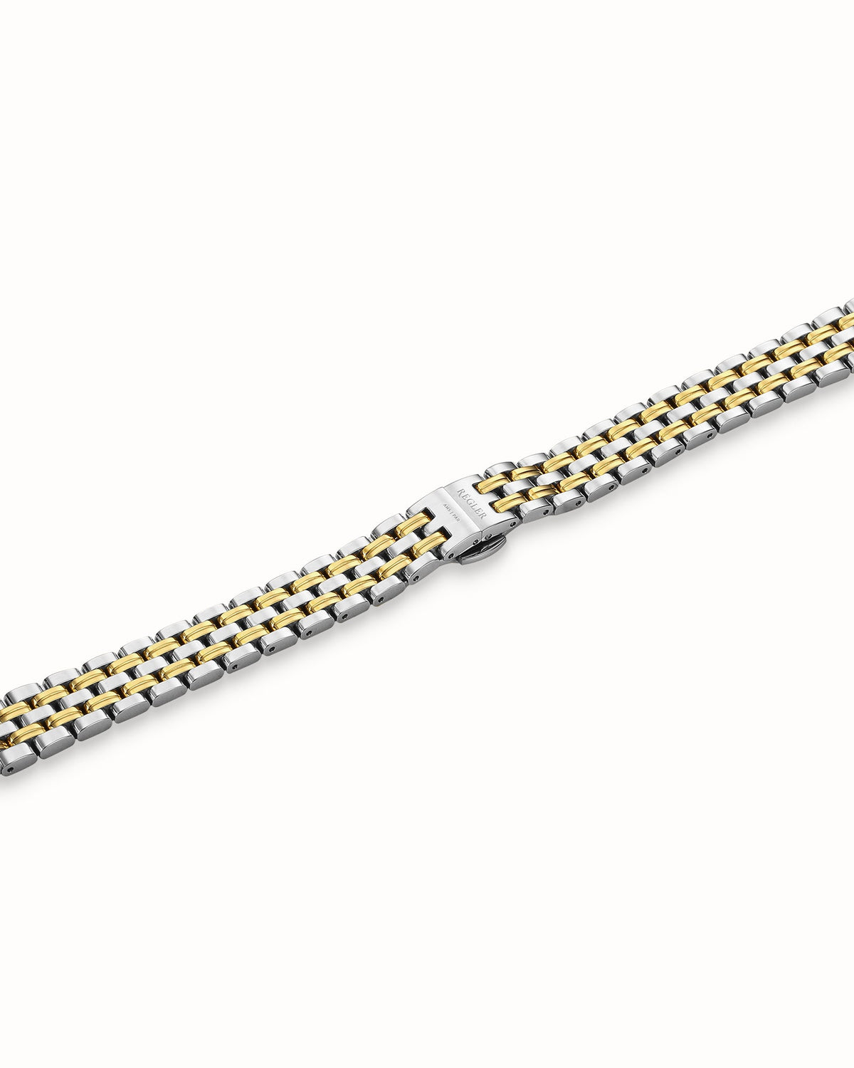 Régler Élégance Watch Strap Steel Bi-Colour Silver\Gold - RéglerRW30312