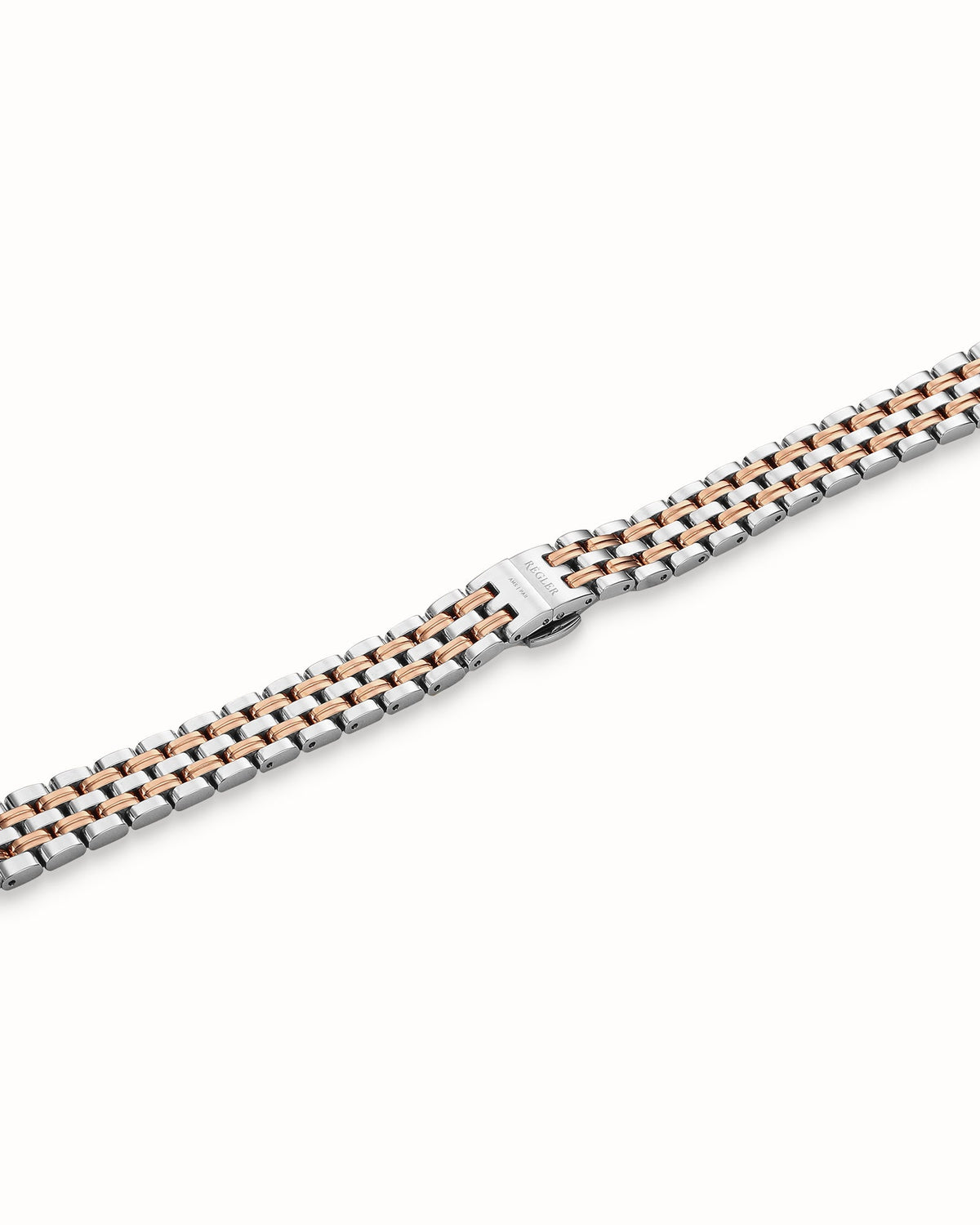 Régler Élégance Watch Strap Steel Bi-Colour Silver\Rose Gold - RéglerRW30512