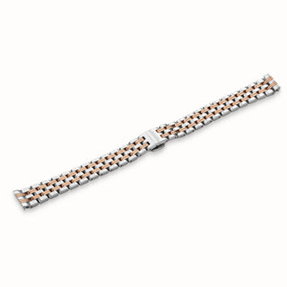 Régler Élégance Watch Strap Steel Bi-Colour Silver\Rose Gold - RéglerRW30512