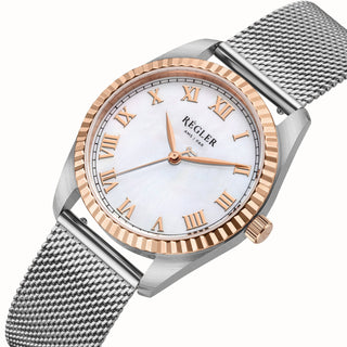 Régler Infinité Mesh Silver\Rose Gold - Pearl - RéglerRW1212534J