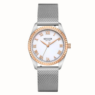 Régler Infinité Mesh Silver\Rose Gold - Pearl - RéglerRW1212534J