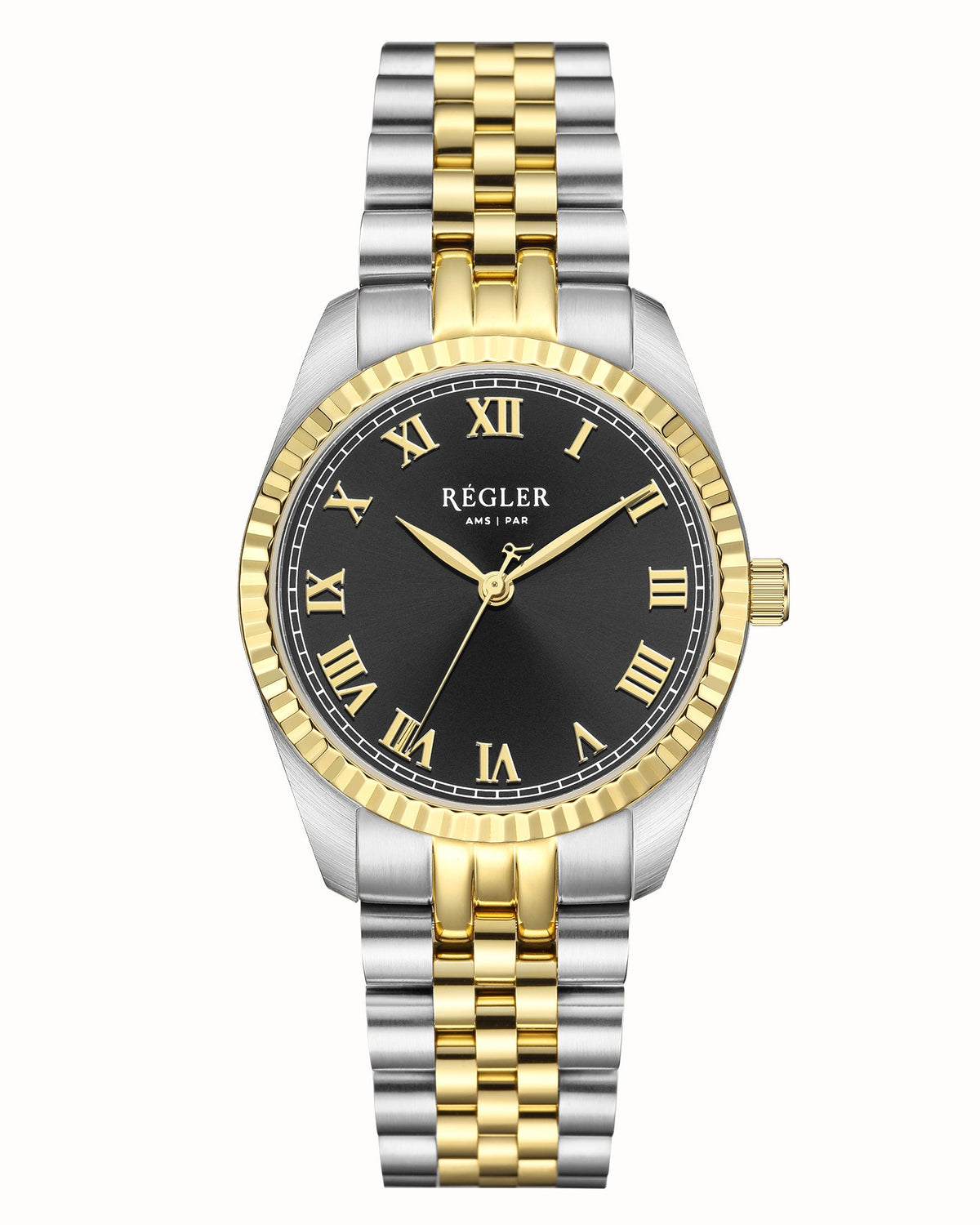 Régler Infinité Steel Bi-Colour Silver\Gold - Black - RéglerRW1124334J