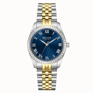 Régler Infinité Steel Bi - Colour Silver\Gold - Blue - RéglerRW1154234J