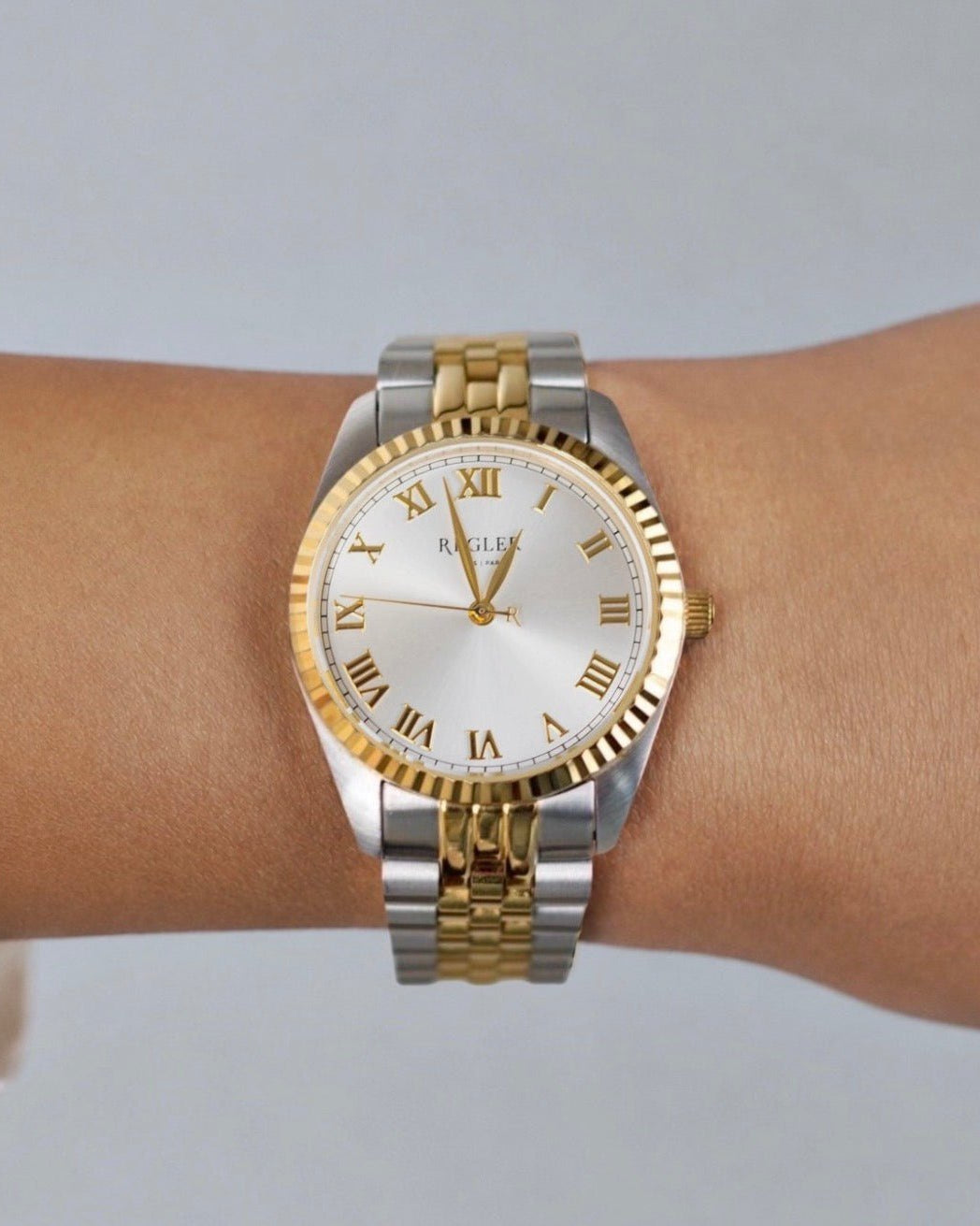 Régler Infinité Steel Bi-Colour Silver/Gold - Silver - RéglerRW1134234J