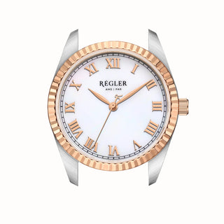 Régler Infinité Watch Case Bi-Colour Silver\Rose Gold - Pearl - RéglerRW113234J