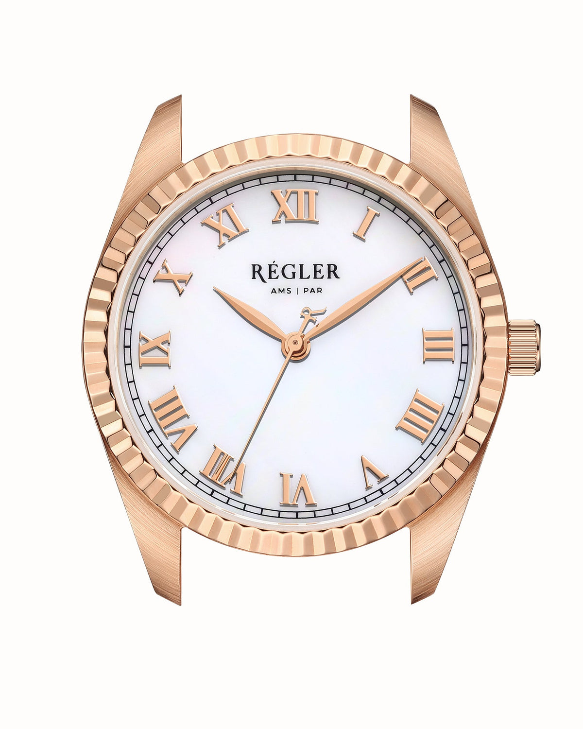 Régler Infinité Watch Case Rose Gold - Pearl - RéglerRW113434J