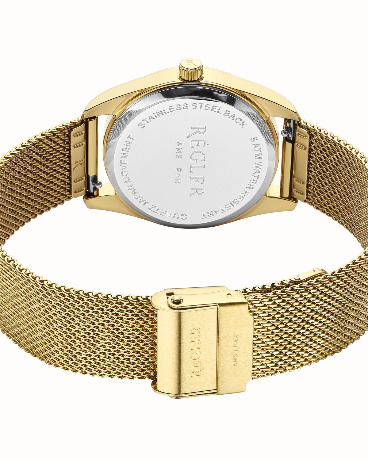 Régler Infinité Watch Strap Mesh Gold - RéglerRW30121