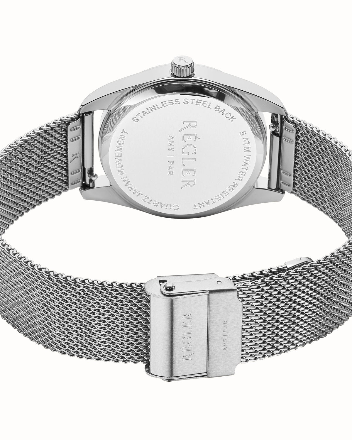 Régler Infinité Watch Strap Mesh Silver - RéglerRW30221