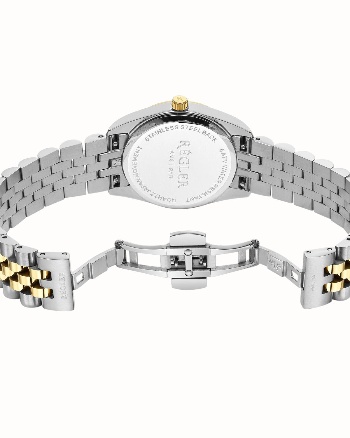 Régler Infinité Watch Strap Steel Bi - Colour Silver\Gold - RéglerRW34311