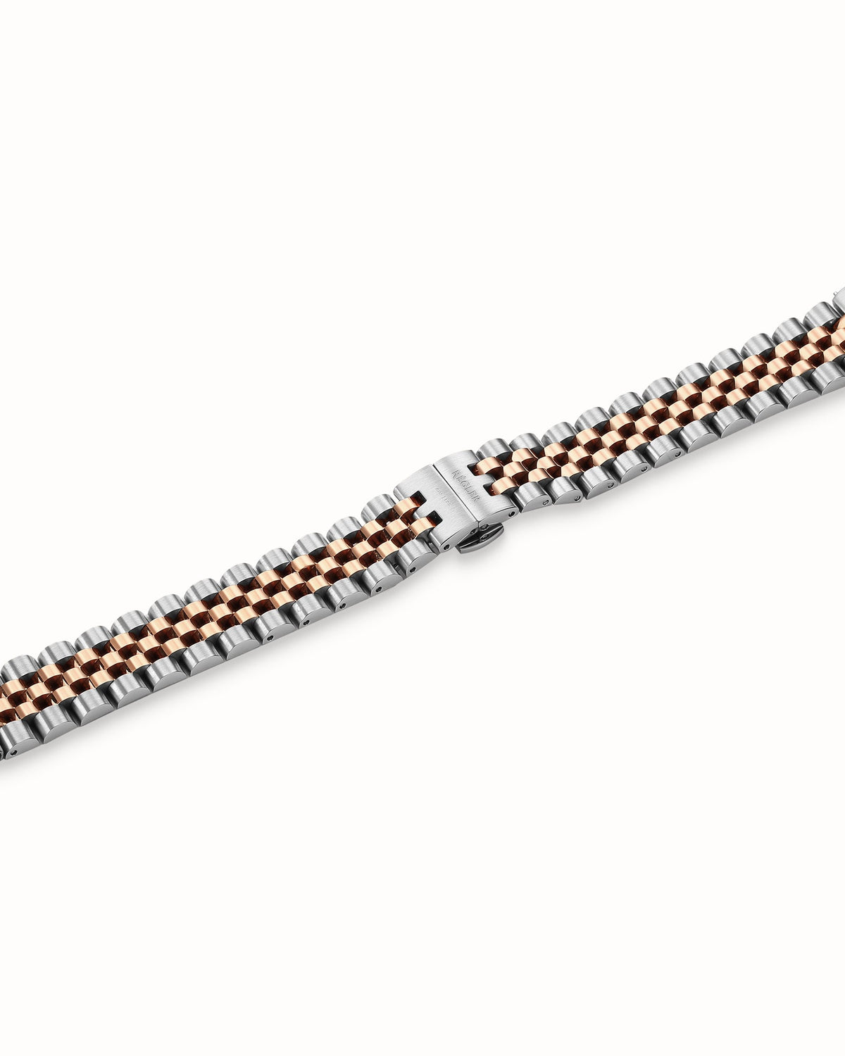 Régler Infinité Watch Strap Steel Bi-Colour Silver\Rose Gold - RéglerRW34511