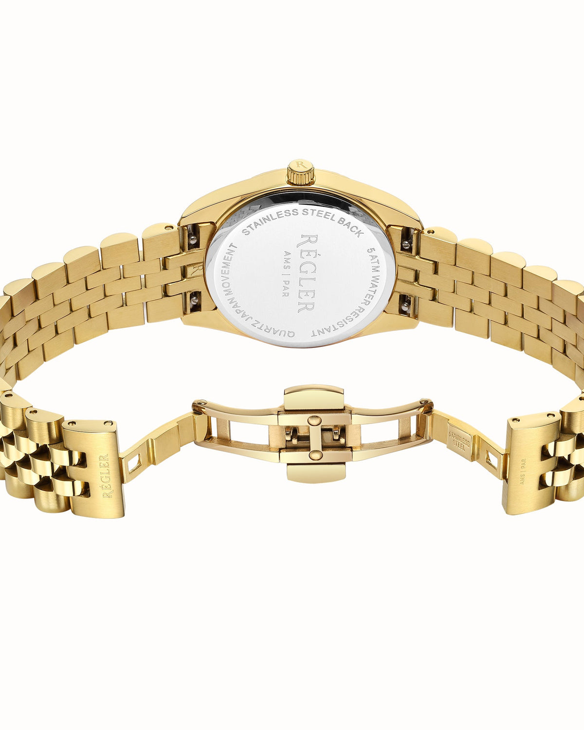 Régler Infinité Watch Strap Steel Gold - RéglerRW34111