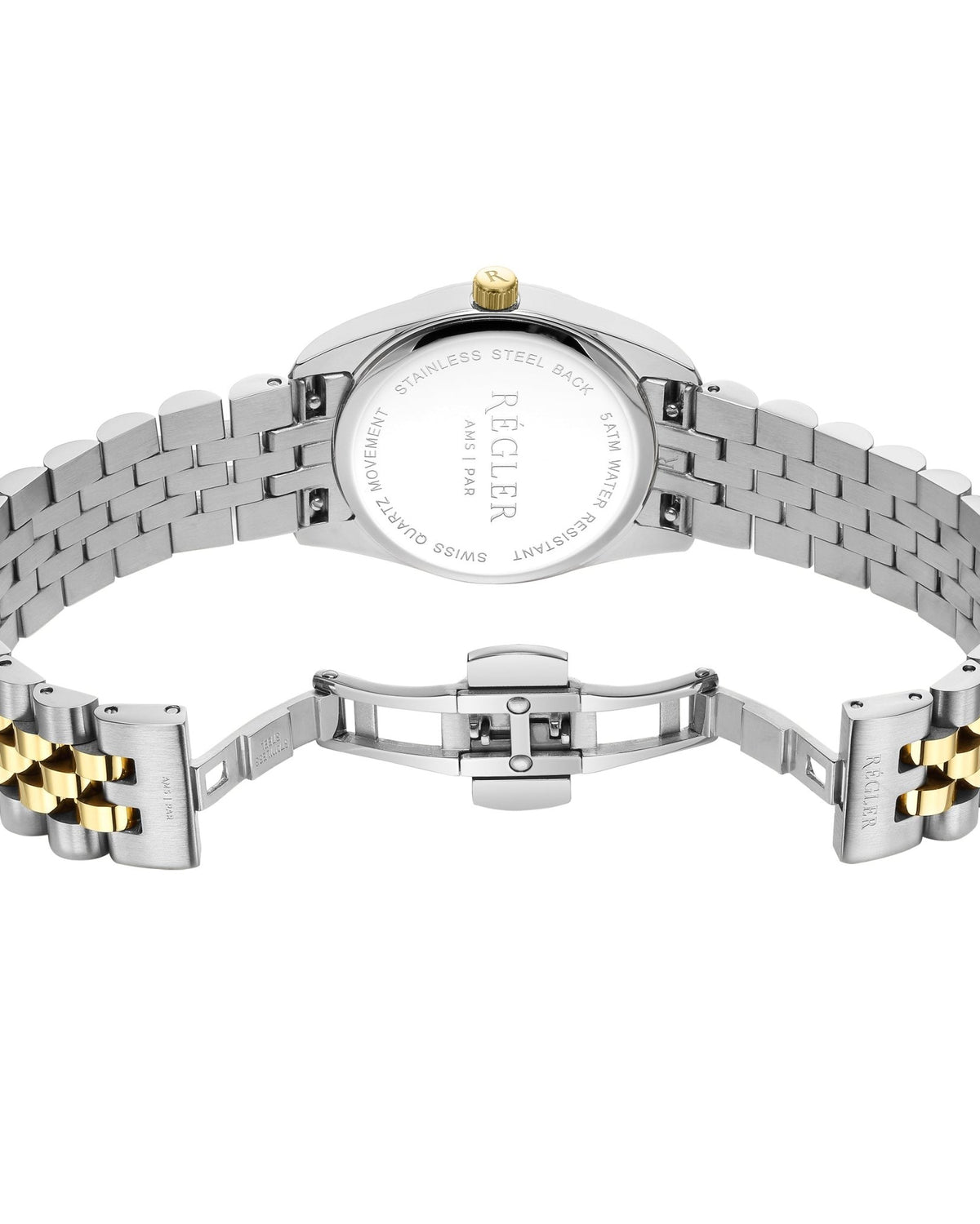 Régler Liberté Steel Bi - Colour Silver / Gold - Coffee - RéglerRW471234S