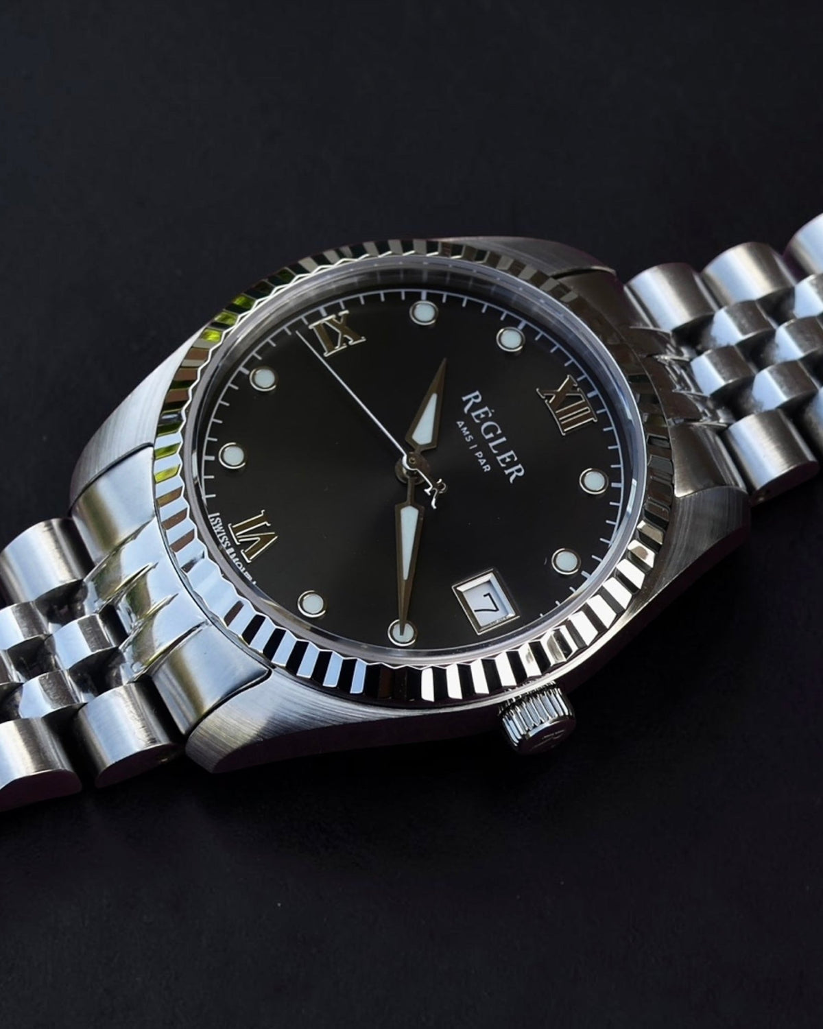 Régler Liberté Steel Silver - Black - RéglerRW422234S