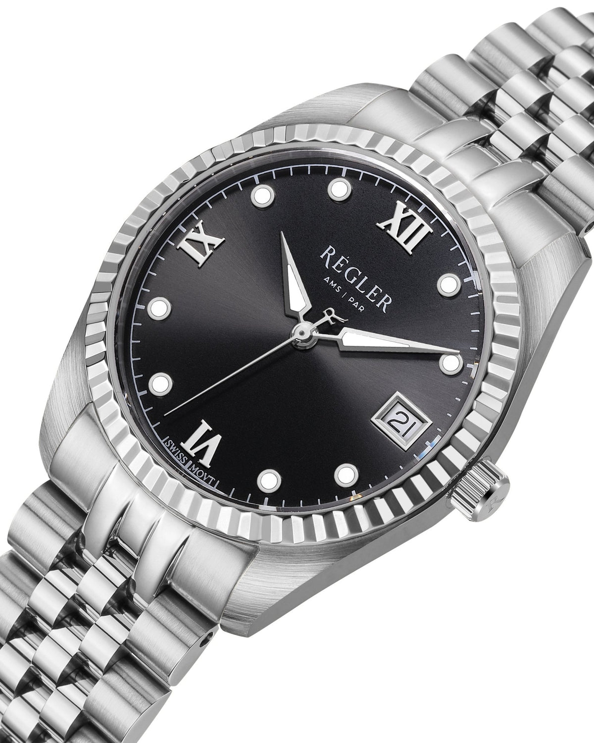 Régler Liberté Steel Silver - Black - RéglerRW422234S