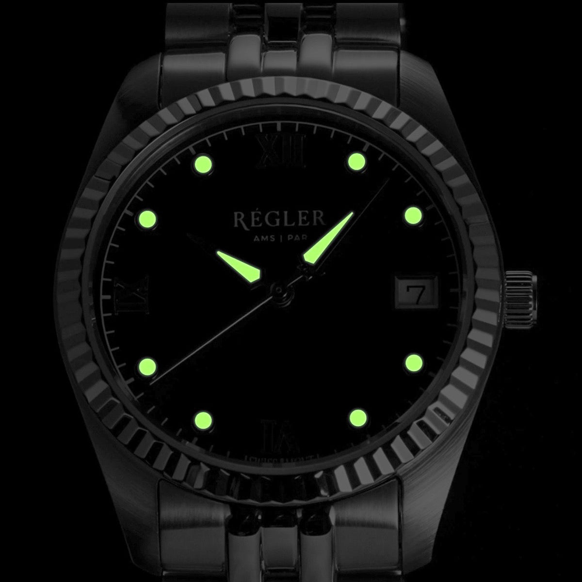 Régler Liberté Steel Silver - Olive Green - RéglerRW442234S