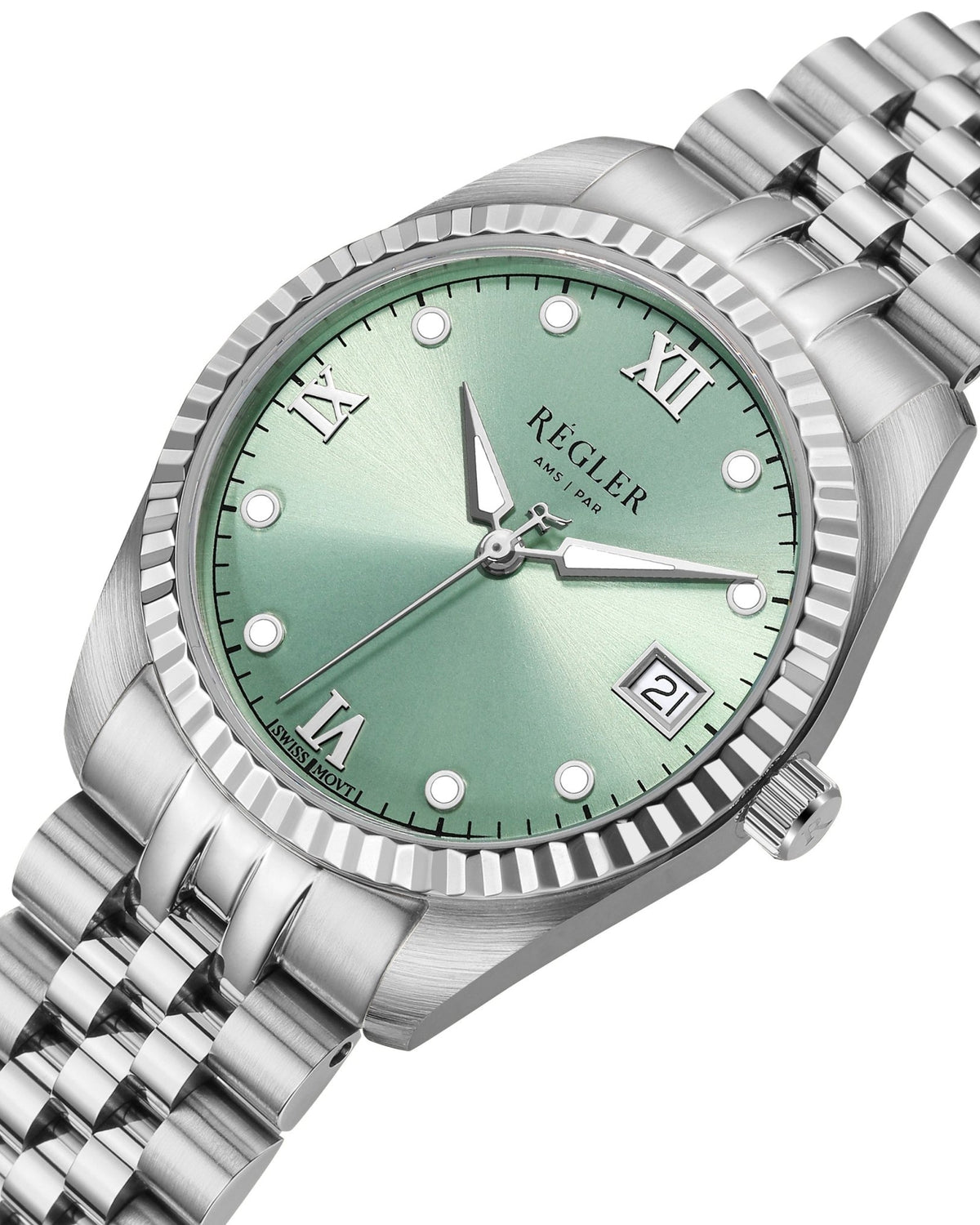 Régler Liberté Steel Silver - Pistache - RéglerRW482234S
