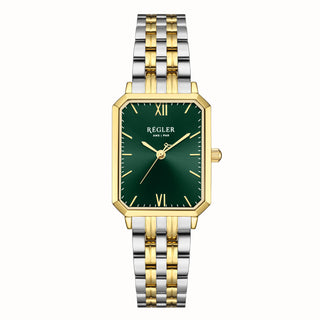 Régler Élégance Steel Bi-Colour Silver\Gold - Green *Pre-Order*