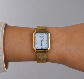 Régler Élégance Mesh Gold - Pearl