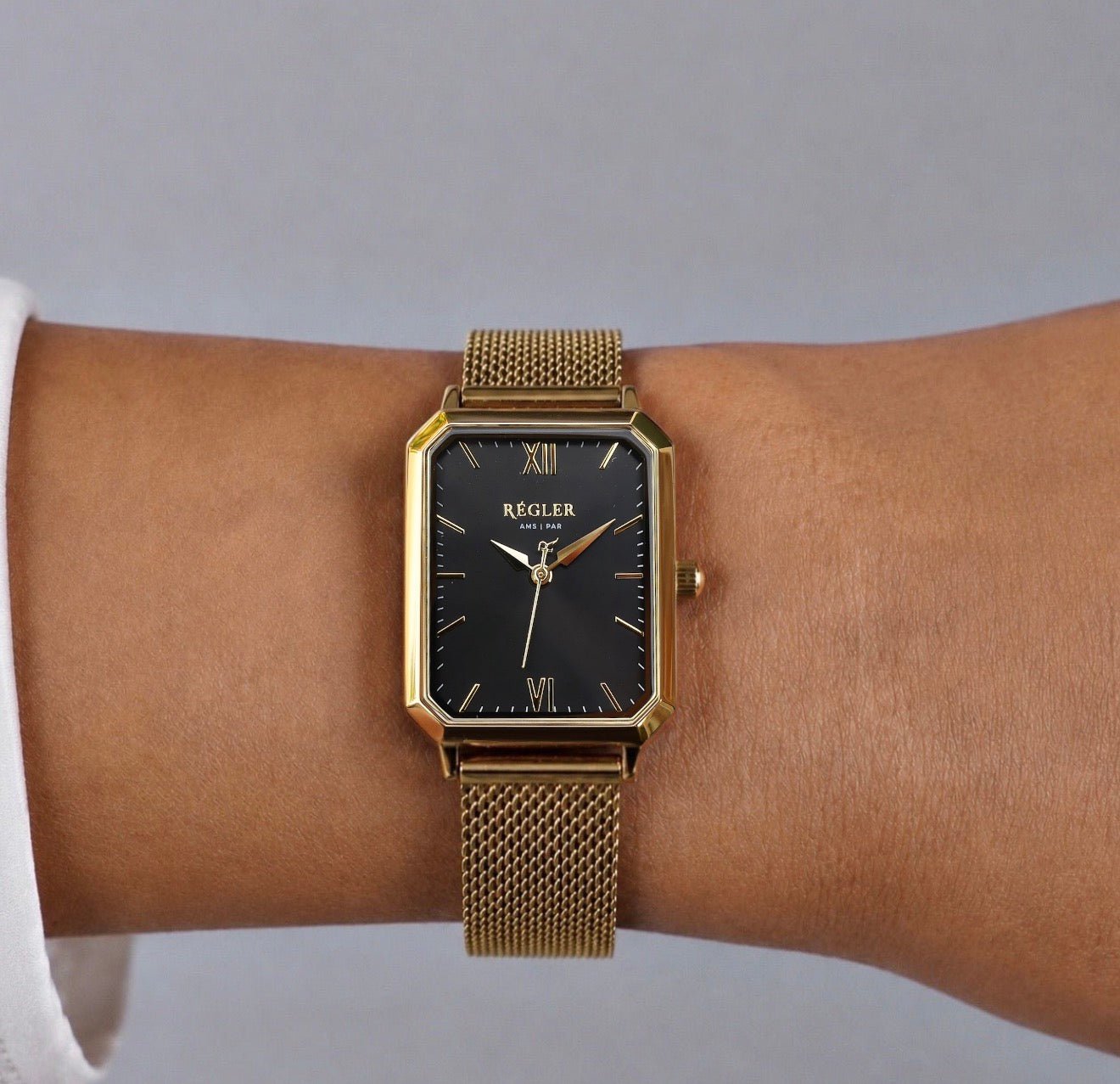Élégance Gold Mesh - Black - RéglerRW2221130J