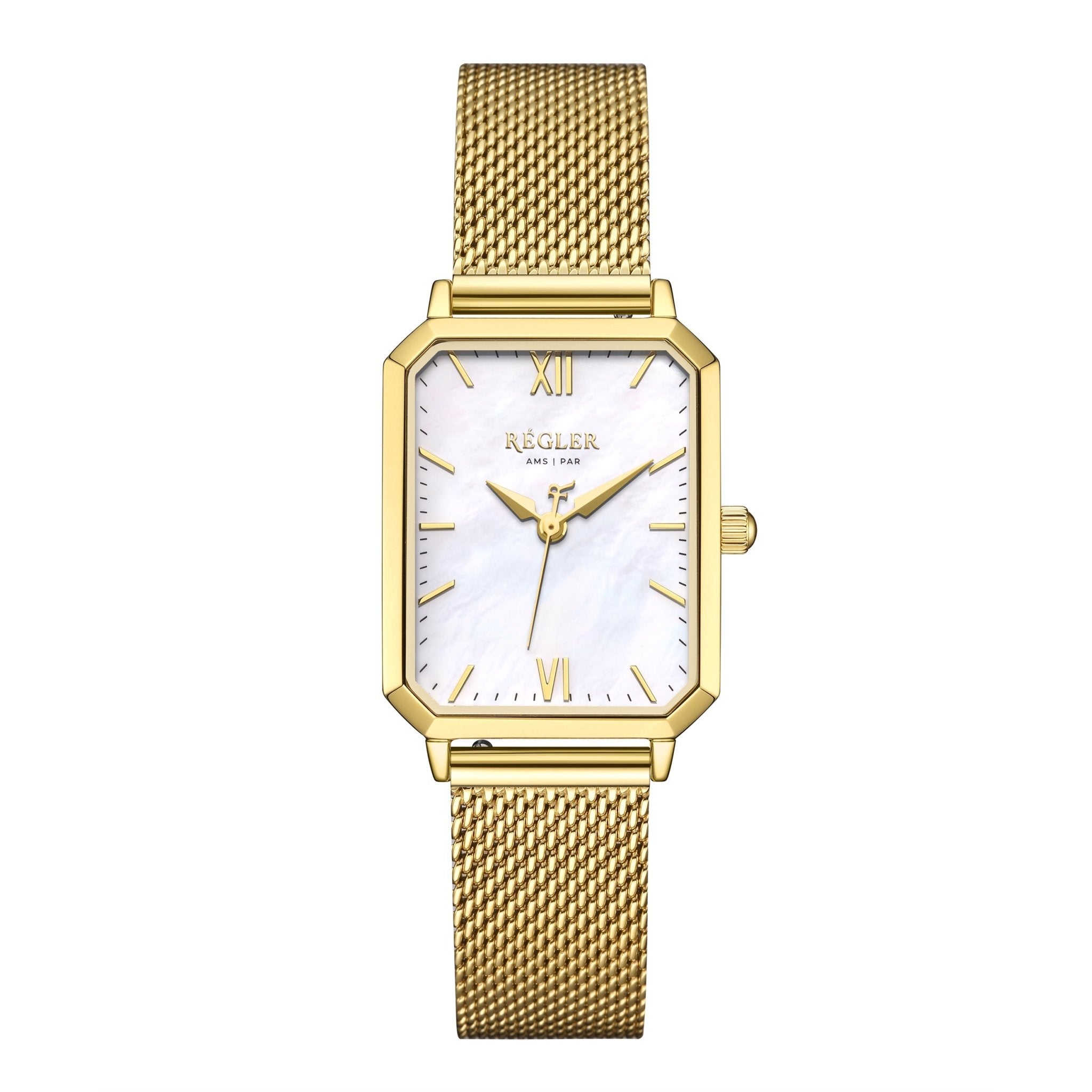 Élégance Pearl Edition Gold Mesh - Pearl White - RéglerRW2211130J