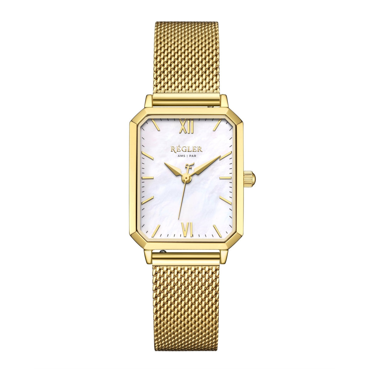 Élégance Pearl Edition Gold Mesh - Pearl White - RéglerRW2211130J