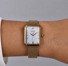Élégance Pearl Edition Gold Mesh - Pearl White - RéglerRW2211130J