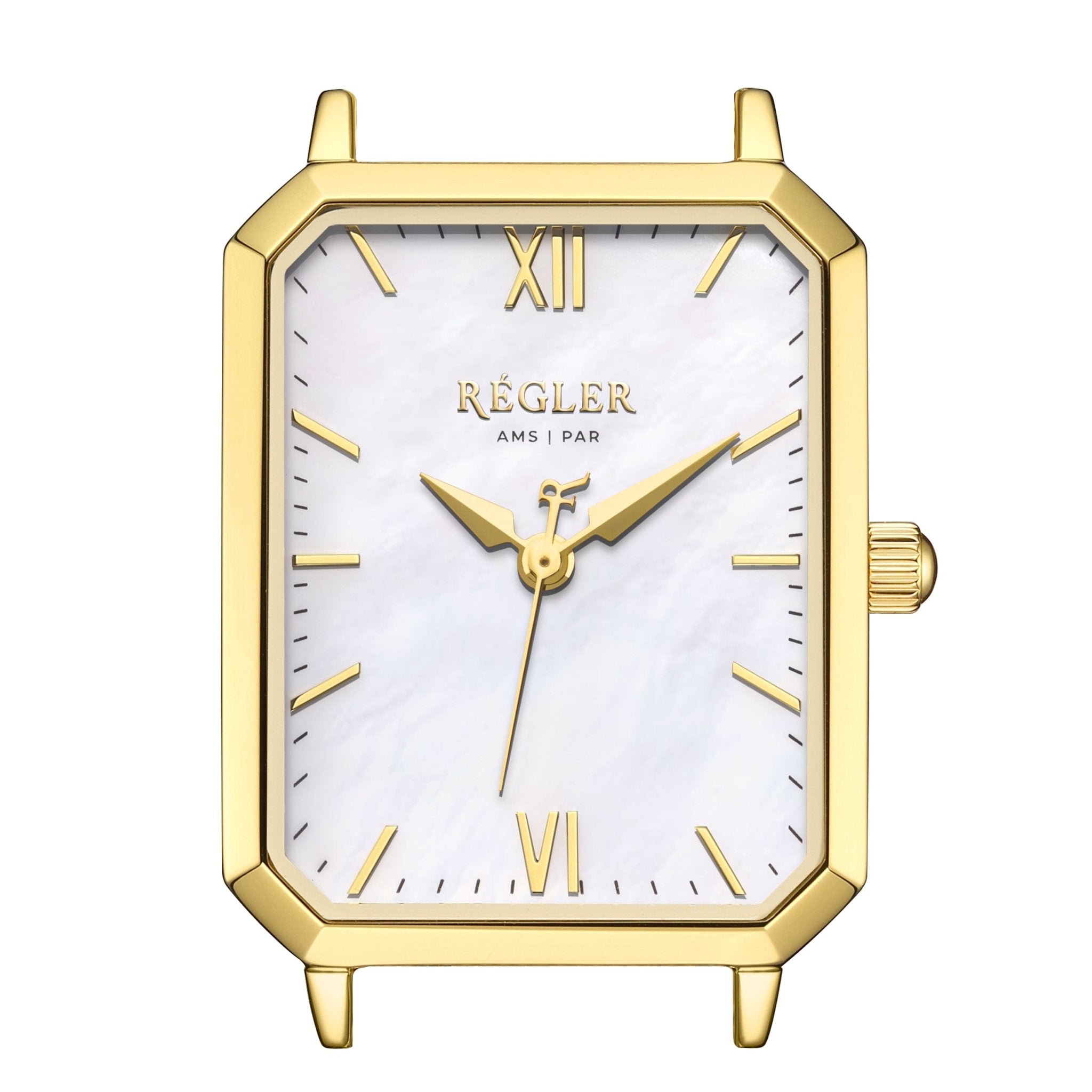 Élégance Pearl Edition Watch Case Gold - Pearl White - RéglerRW211130J