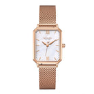 Élégance Rose Gold Mesh - Pearl White - RéglerRW2213430J