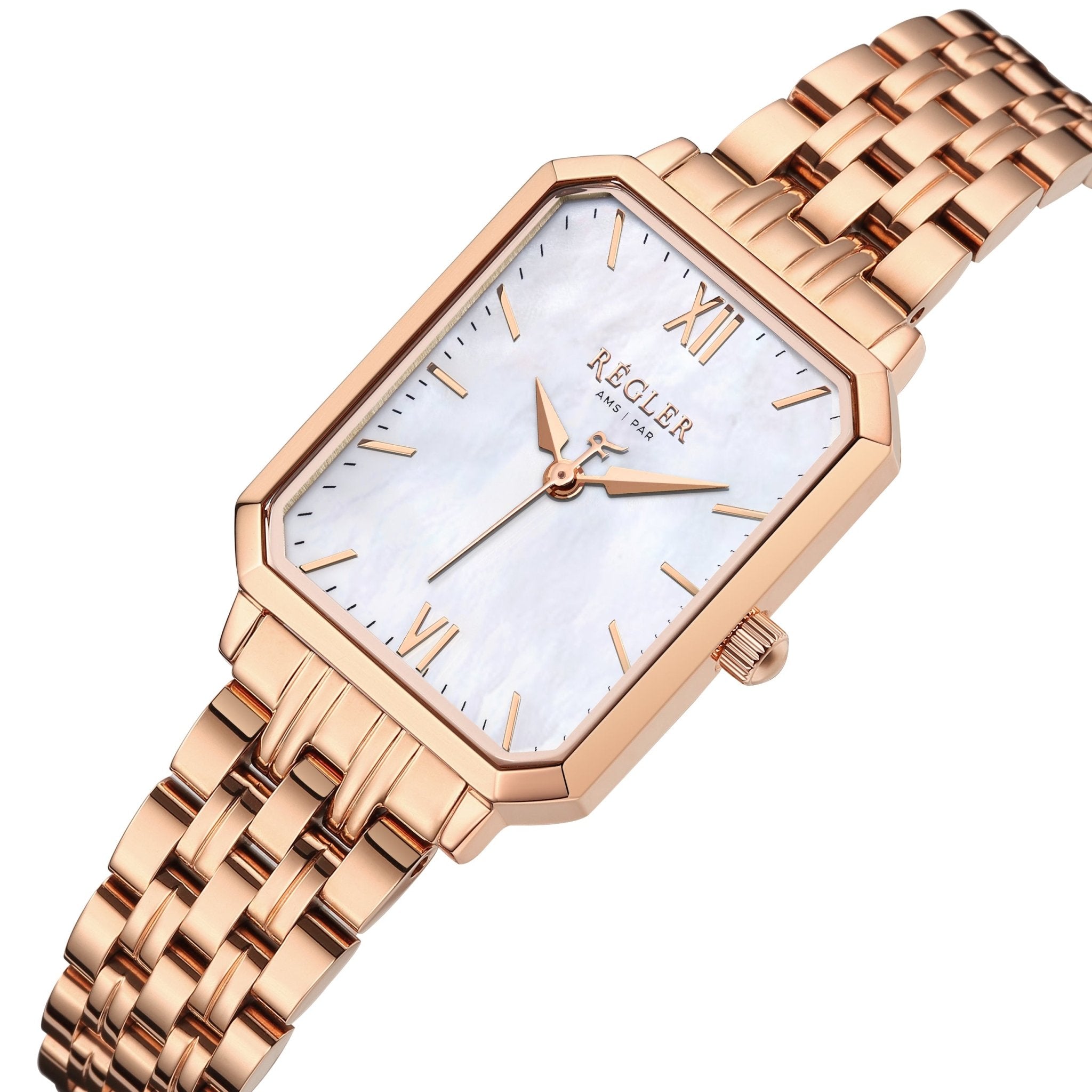 Élégance Rose Gold - Pearl White - RéglerRW2113430J