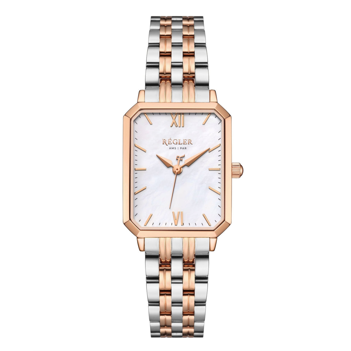 Élégance Rose Gold & Silver - Pearl White - RéglerRW2115430J