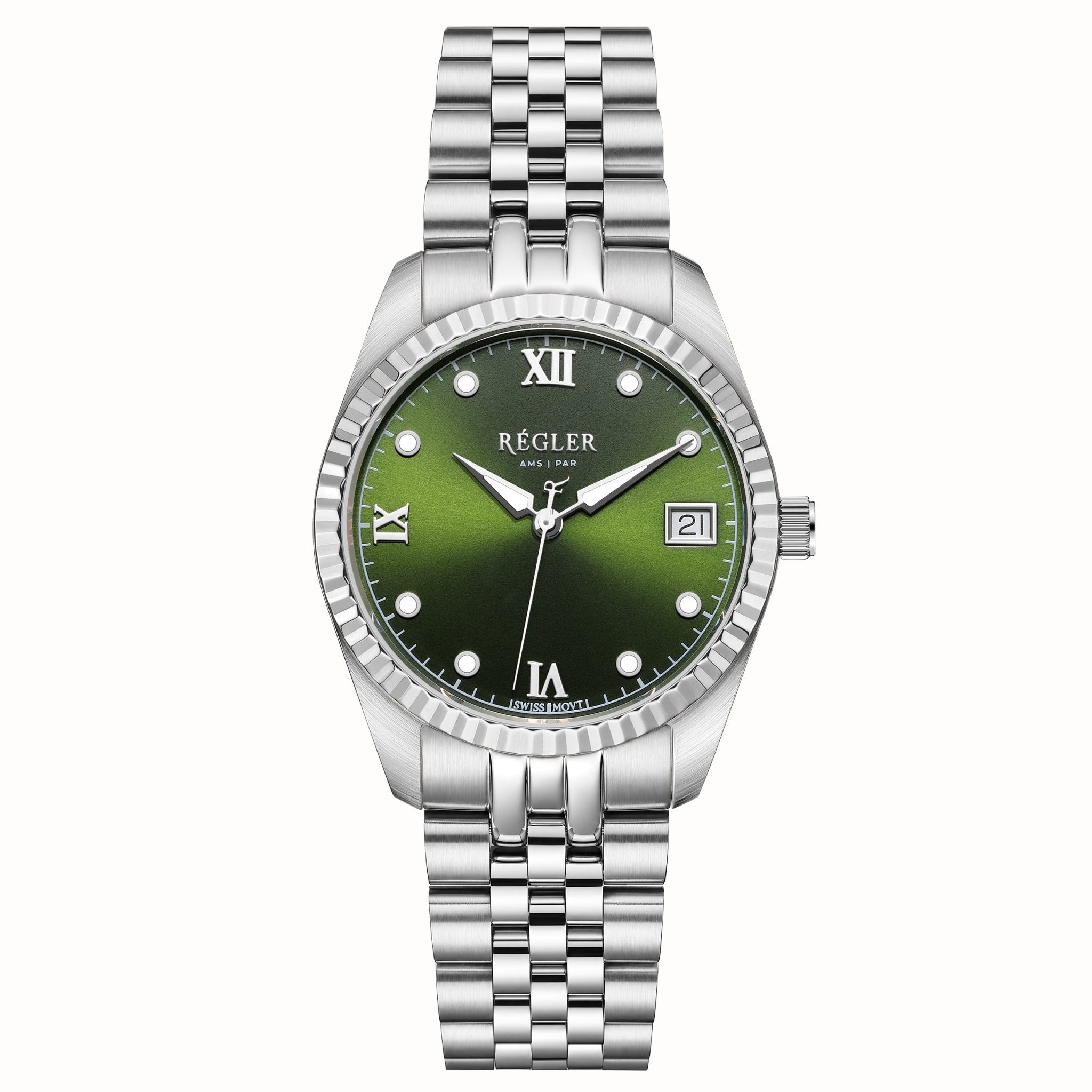 Liberté Silver - Olive Green - RéglerRW442234S