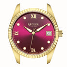 Liberté Watch Case Gold - Burgundy - RéglerRWC4101134S