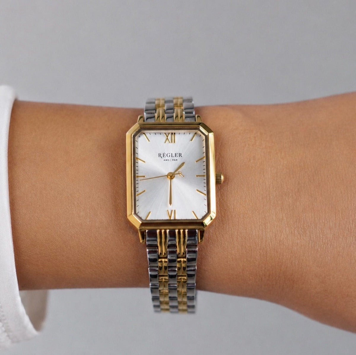 Régler Élégance Steel Bi-Colour Silver/Gold - Silver - RéglerRW2134130J