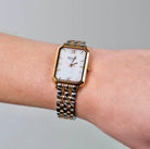 Régler Élégance Steel Bi - Colour Silver\Rose Gold - Pearl - RéglerRW2115430J